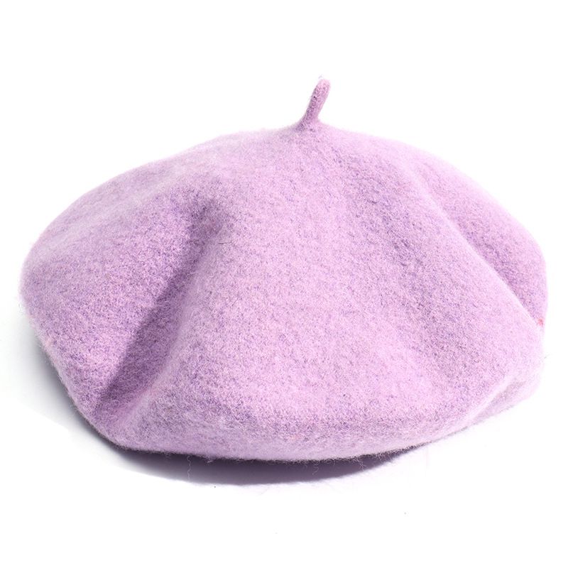 Nuovi arrivi 2024 primavera donna lana moda artista francese berretto piatto cappello ragazze berretti cappelli invernali caldi berretti cappelli_voghion.com