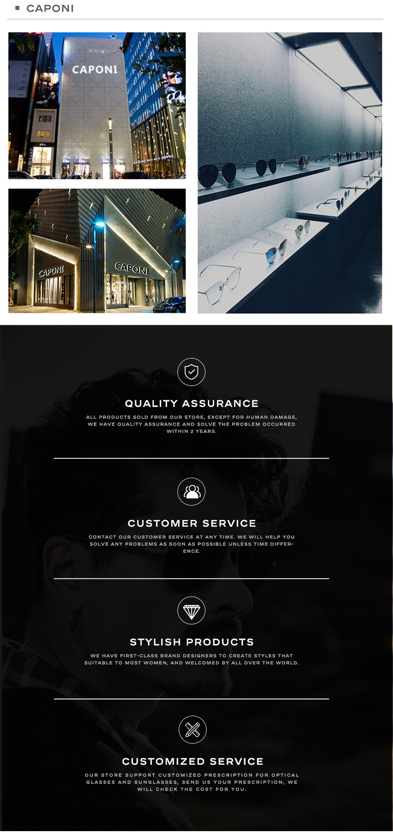 CAPONI 2023 Neue Sonnenbrille Für Männer Nylon Polarisierte Photochrome Legierung Fahren Sonnenbrille UV400 Marke Designer Shades_voghion.com