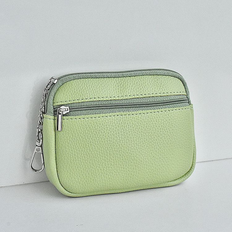 New Color-Block Mini Dumpling Unisex Coin Purse Nylon Small Car Key Lipstick Storage Earphone Bag_voghion.com
