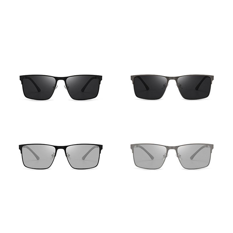 Nouveautés Lunettes de soleil photochromiques pour hommes KLASSNUM Verres polarisés Monture carrée classique Lunettes caméléon Pêche Équitation Conduite_voghion.com