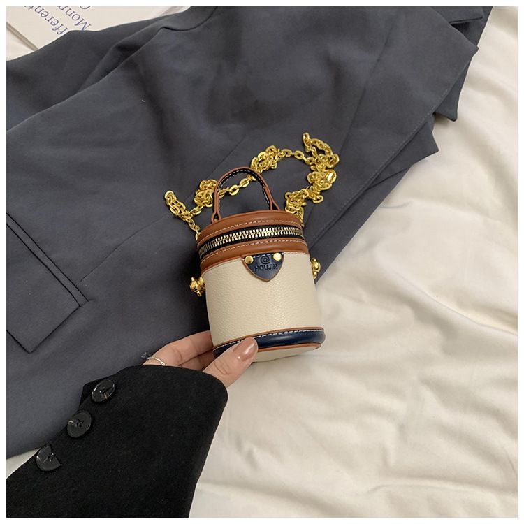 Bucket Bag Women's Advanced Chain Chain Shoulder Oblique Span Bag_voghion.com