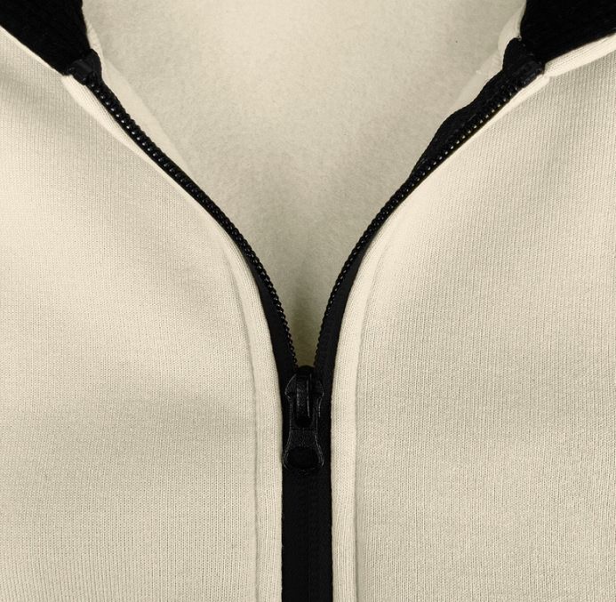 Men's Solid Color Fleece Hoodie & Jogger Set, Plush Lined Zip-Up Jacket With Matching Pants, Winter Loungewear_voghion.com