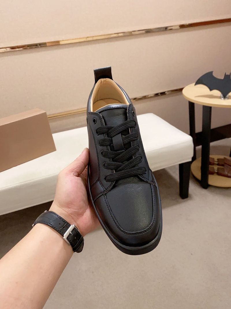 Neuer Stil 2025 Neue Herren Trendy Marke Casual Sports High-End Sneakers Patchwork Rivet Fashion Rote Sohle Weiße Schuhe_voghion.com