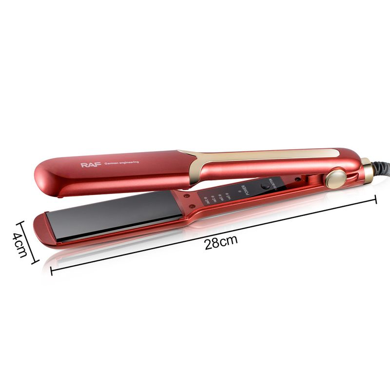 Piastra riscaldante per capelli lisciante RAF, piastra standard portatile, soffice, facile da trasportare, ferro arricciacapelli multifunzionale_voghion.com