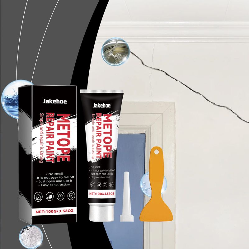 Wandreparaturpaste, Wandrenovierungsabdeckung Dekontamination Wandfarbe abfallend Feuchtigkeitsbeständige Rissreparaturpaste_voghion.com