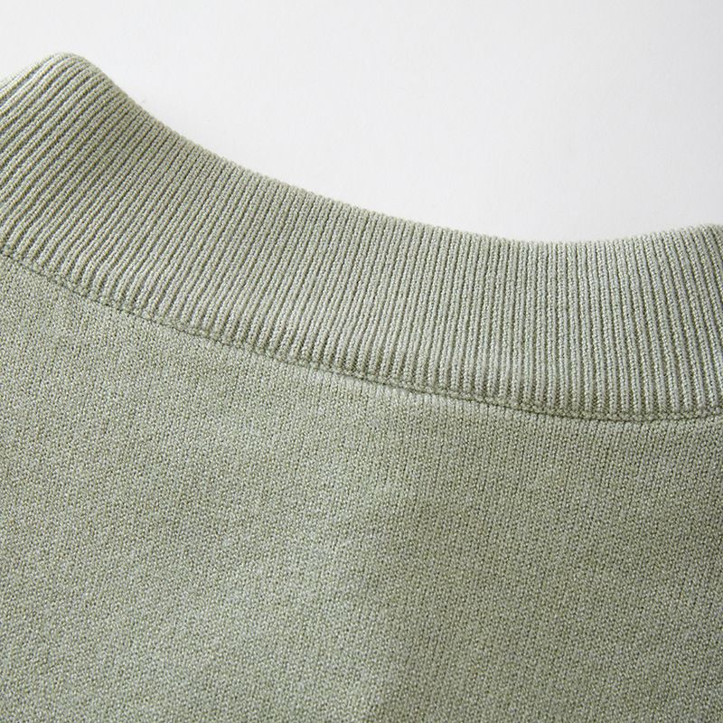 Maglione casual in maglia di lana a maniche lunghe, a collo alto medio, tinta unita, per uomo, autunno e inverno_voghion.com