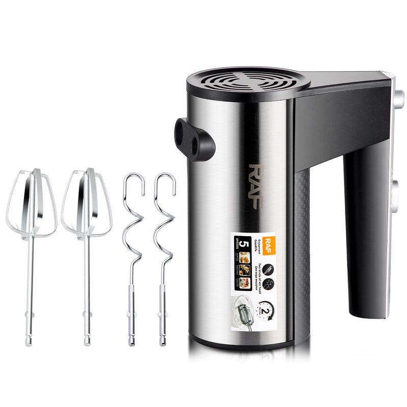 Batidora eléctrica doméstica estándar europea RAF para mezclar masa y huevos, totalmente automática, ligera y portátil._voghion.com