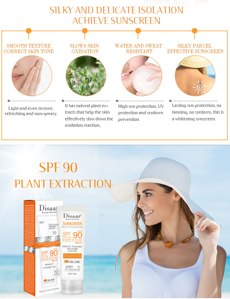 Sunscreen Body Whitening Sunblock Skin Protective Anti Sun Facial Protection Cream SPF 50/SP Block_voghion.com