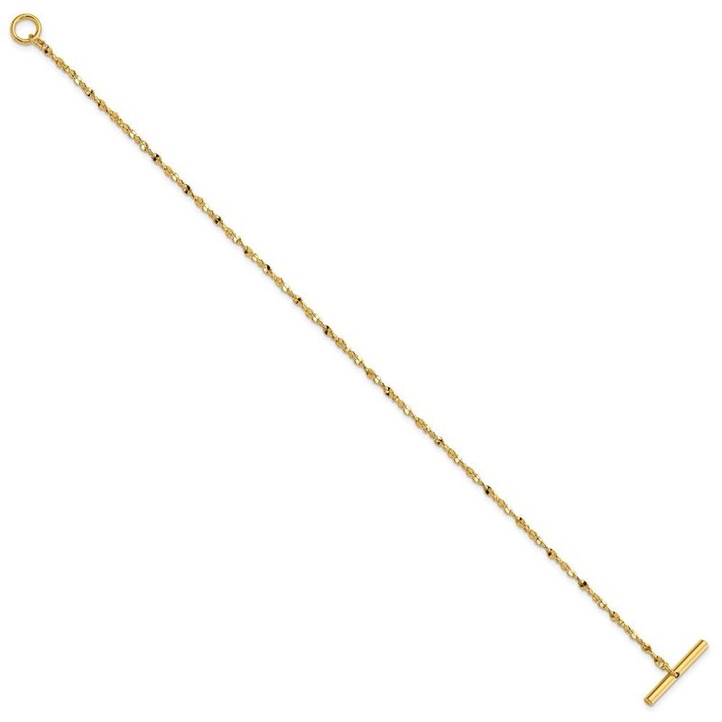 Kelly Waters Gold-plated Nugget Tie Chain_voghion.com