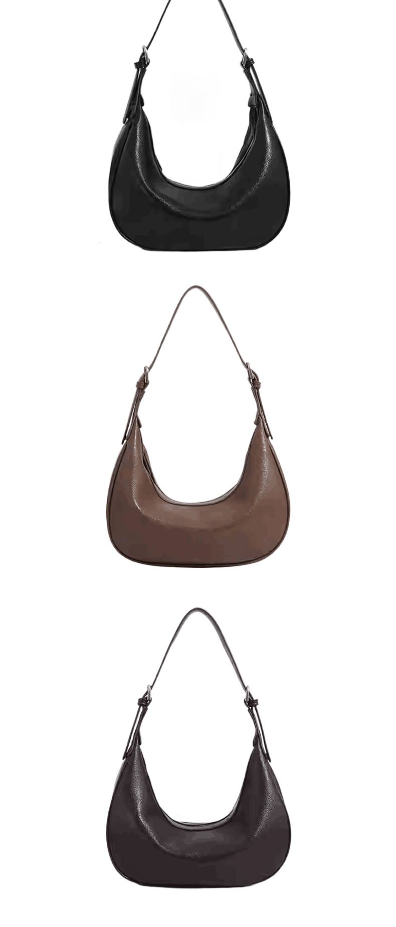 Multifunctional Underarm Bag, Crescent Hobo High-end Dumpling Bag, Minimalist Shoulder Bag, Crossbody Bag New For Spring/Summer 2025_voghion.com