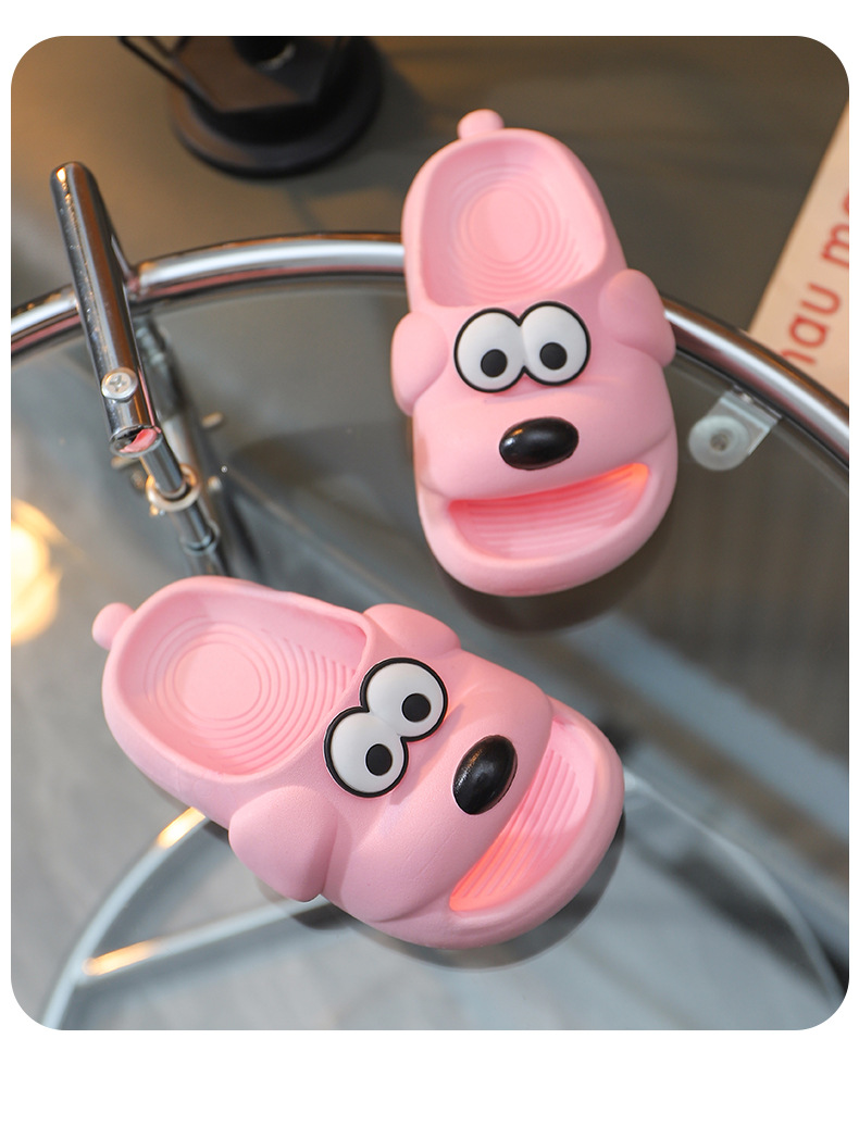 Kinder-Slipp, Jungen-Sommer-Hauskleidung, Cartoon-Anti-Rutsch-Flip-Flops, Mädchen für Baby-Badezimmer, weiche Sohle, cool_voghion.com