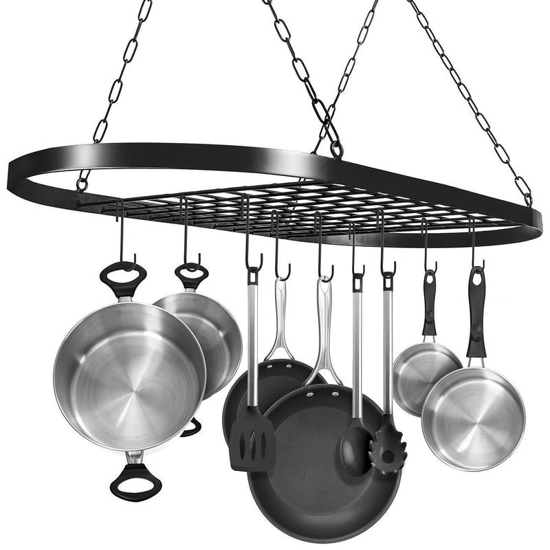 Tiebohui Scaffale da parete per cucina in ferro transfrontaliero Scaffale per pentole Scaffale per condimenti Scaffale per condimenti per piatti da portata_voghion.com
