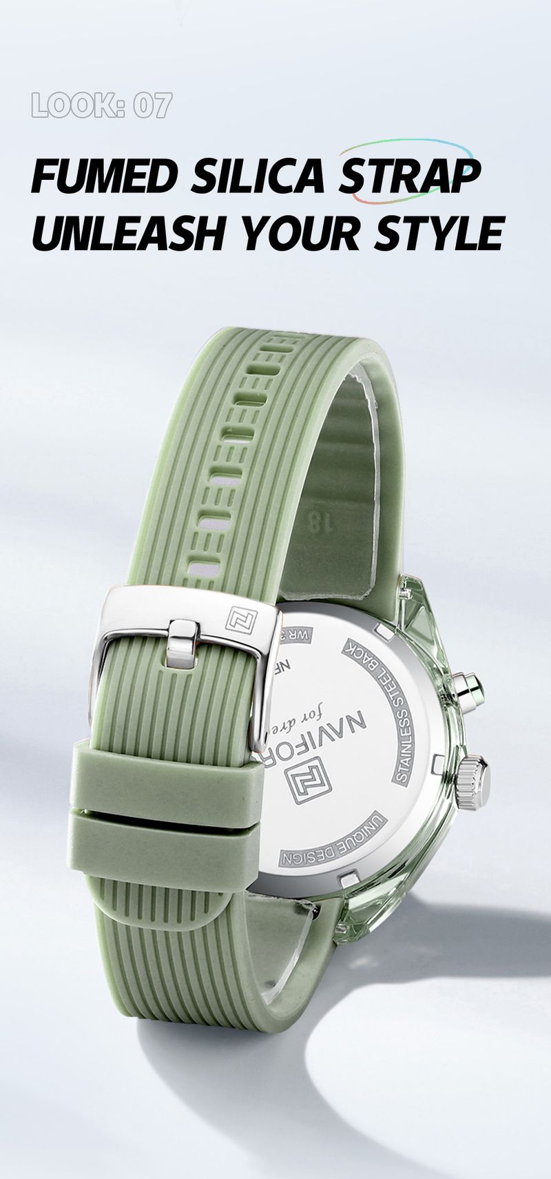 Brand Women Fashion Watch Silicone Bracelet Personality Waterproof Ladies Quartz Wristwatch Relogio Feminino_voghion.com