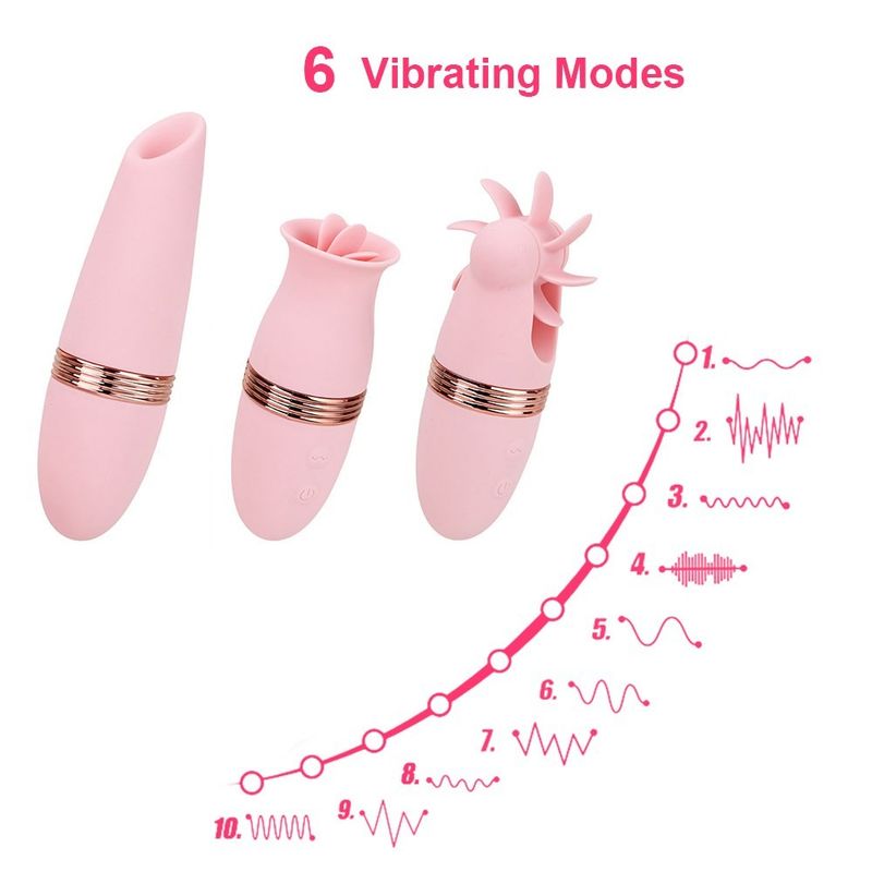 Lizanje jezika Sesanje Skakanje Jajca Sesanje Vibrator Klitoris Seks Igrače_voghion.com
