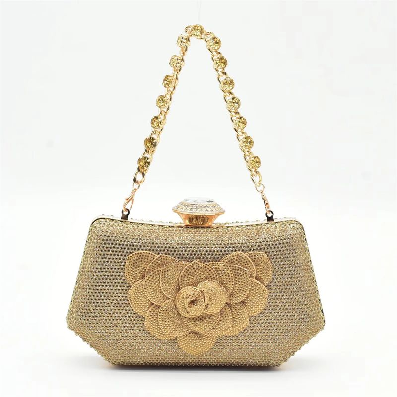 Sandalias de tacón alto con bolso joya de caja dura Bolso de fiesta diario_voghion.com