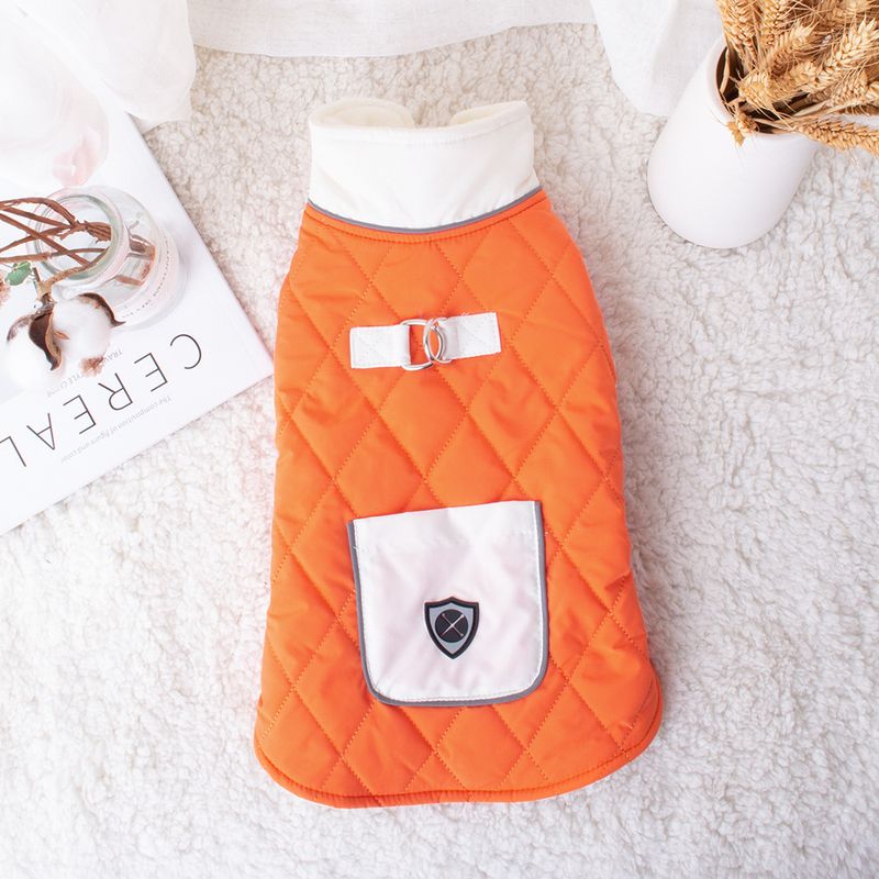 Adjustable Vest Chest Harness For Bichon Teddy Corgi Cold-Proof Dog Clothes Winter New Style_voghion.com