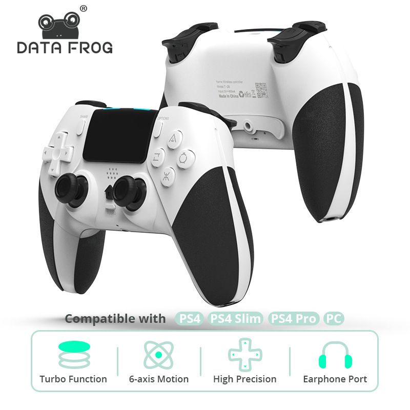Adatto per console PS4/Slim/Pro, controller wireless Bluetooth con vibrazione tattile a sei assi T29_voghion.com