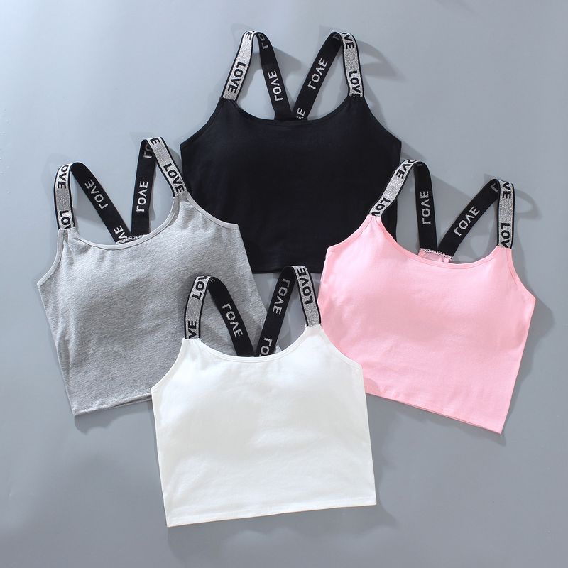 Reggiseno per bambine, periodo di sviluppo, piccolo, canottiera, intimo estivo in cotone, medio e lungo, per bambine grandi, studentesse, 8-14 anni_voghion.com