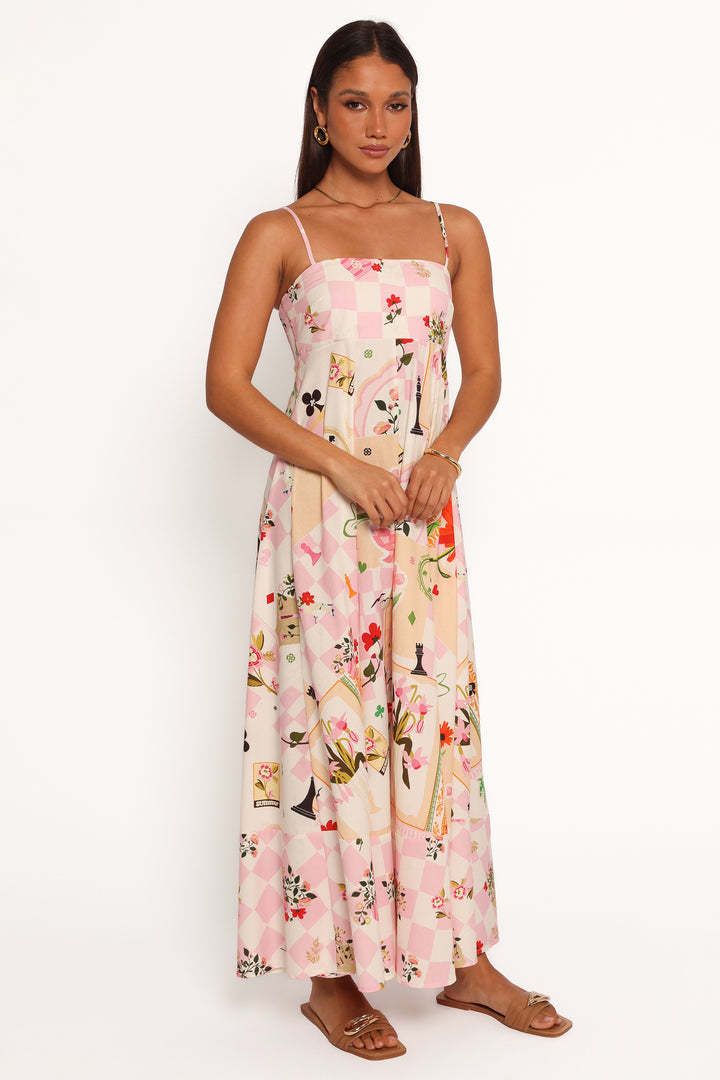 S32297 Flower Positioning Printed Strap Bag Women's Dress_voghion.com