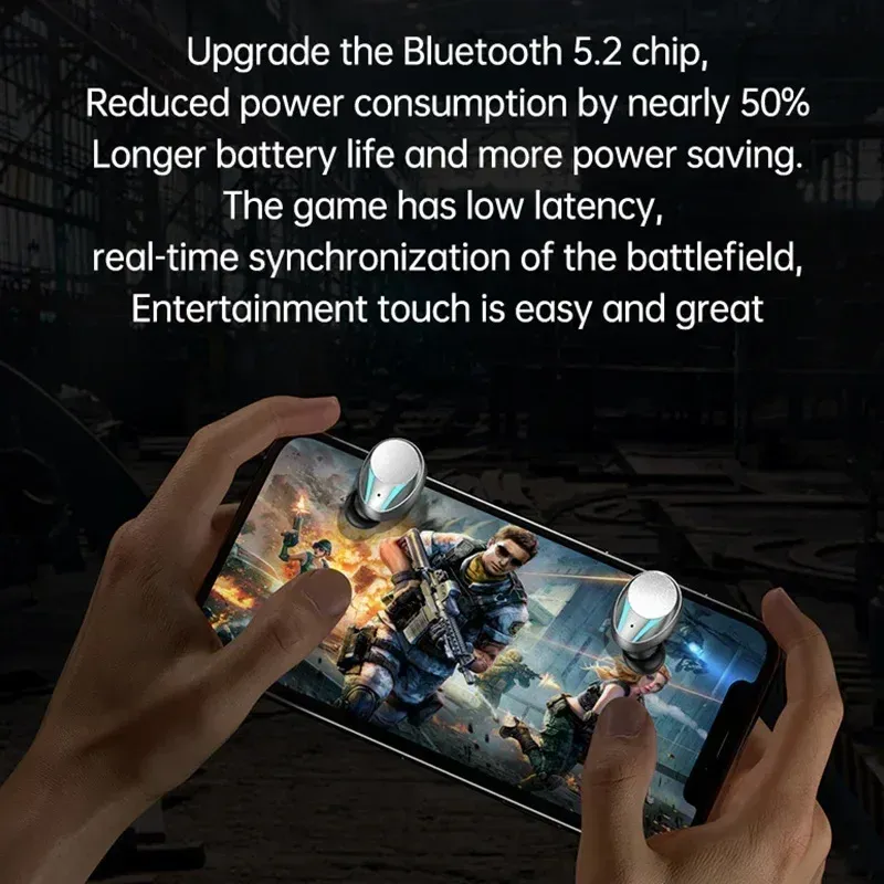 TWS M41 Bluetooth Earphones Wireless Headphones Smart Touch Wireless Headset LED Display Stereo Sound Earbuds For Smartphones_voghion.com