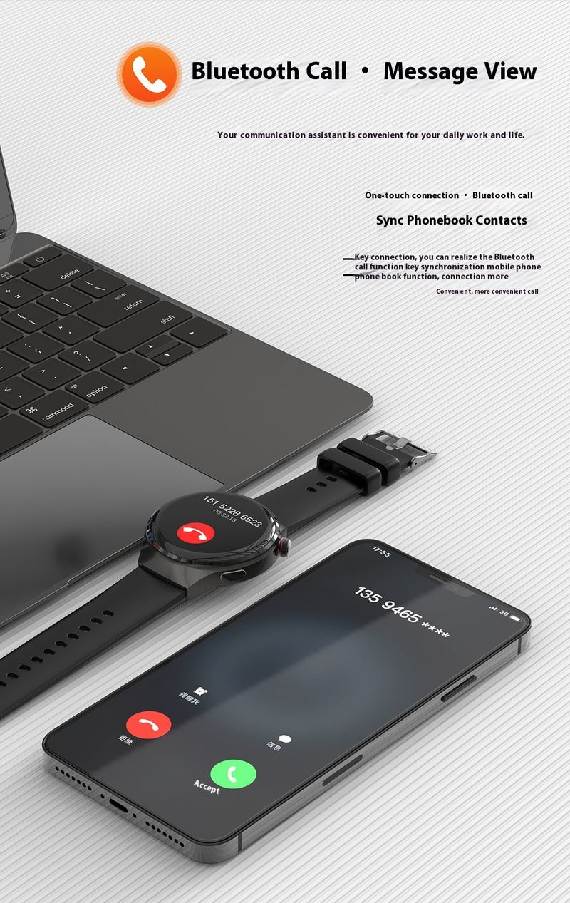 Montre connectée NFC S22 pour hommes, bracelet de sport multifonctionnel, surveillance, offre spéciale_voghion.com