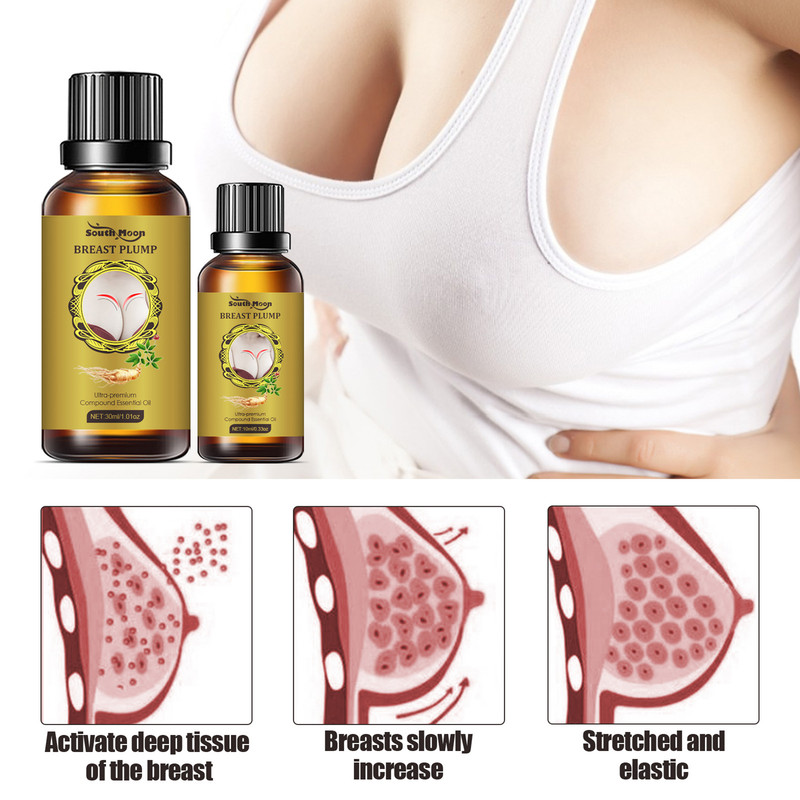 BeautyLife 10ml/30ml Breast Essential Oil Nourishing Surface Enlarge Natural Bust Enlargement Attractive Firming Oil for Female_voghion.com
