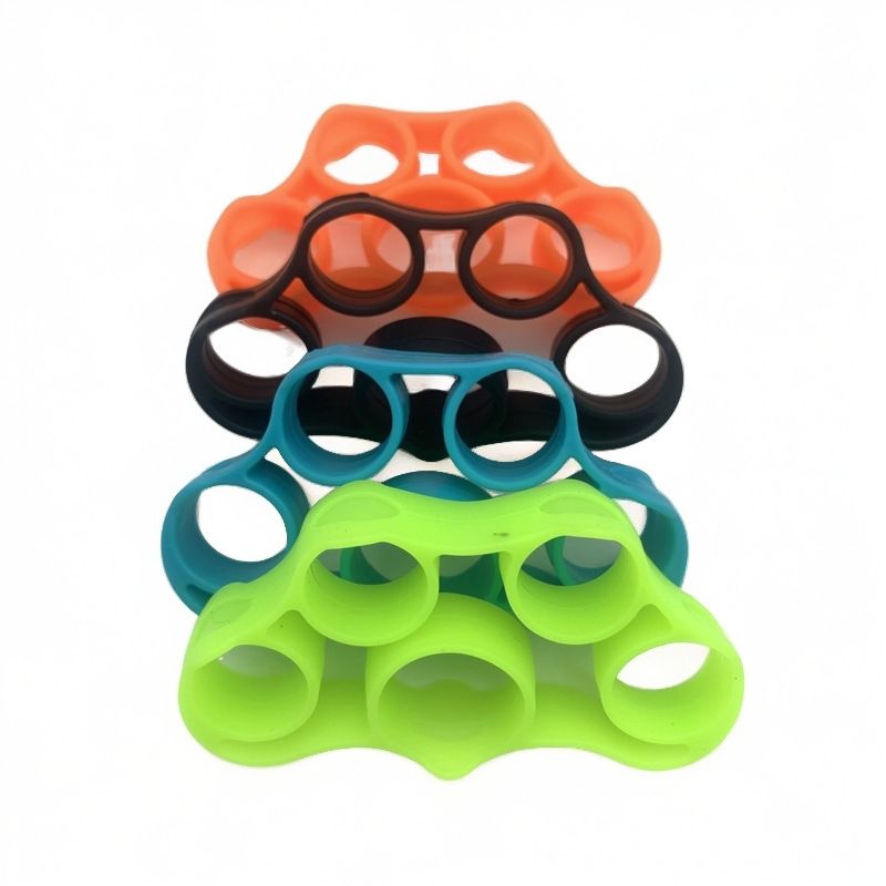 Silikon-Widerstandsband für Fünf-Finger-Rehabilitation, Fingerspitzentraining, Griffkraftverstärker für Zuhause, tragbar, klein_voghion.com