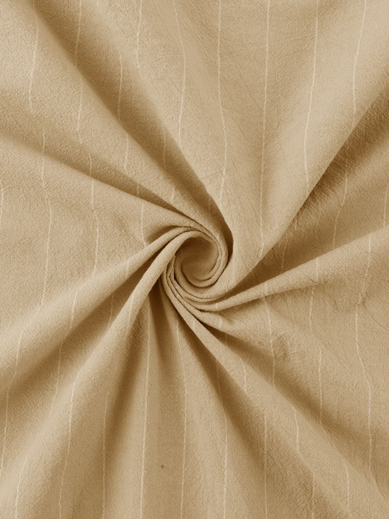 Camicia casual a maniche lunghe con cappuccio e bottoni, nuova, in cotone e lino, a righe, da uomo_voghion.com