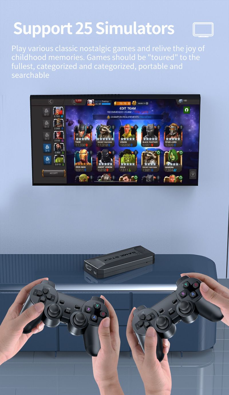 Retro Game Haven: Family Edition Gaming Console - Rediscover Classic Hits with Next-Gen Technology_voghion.com