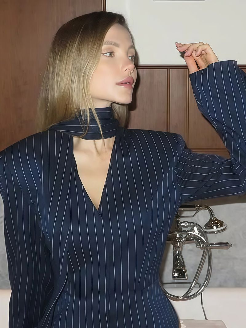 Oversized Blazer With Shawl Collar – Chic Open-Front Jacket For Effortless Elegance_voghion.com