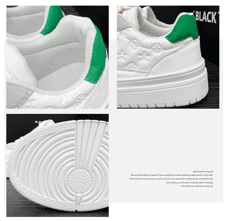 sneakers, Youth Sports Autumn And Winter Color Matching, Height Increasing Small White Lightweight_voghion.com