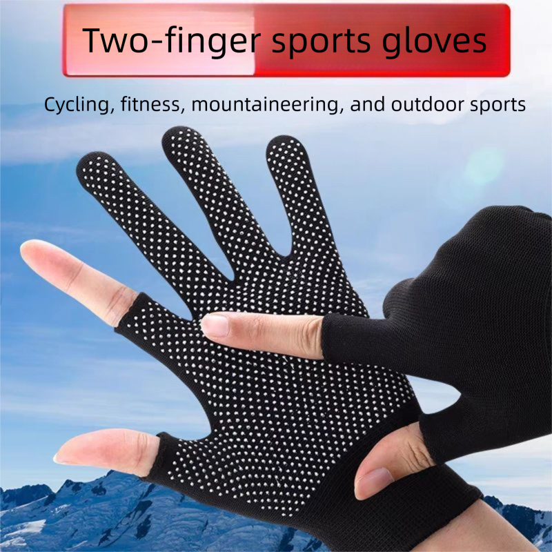 Guanti a due dita resistenti all'usura all'ingrosso autunno inverno caldi antiscivolo sport all'aria aperta pesca traspiranti per M e_voghion.com