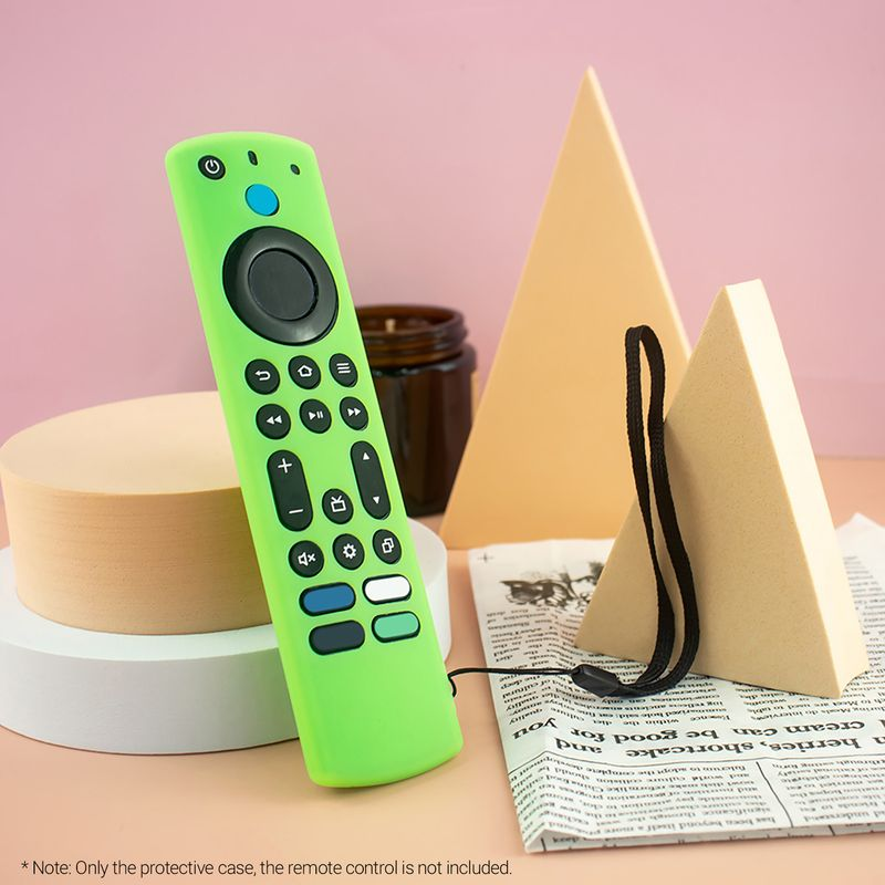 Xinweiqing Protective Case All-inclusive Soft Silicone Control Cover Replacement for Frie TV Alexa Voice Remote_voghion.com