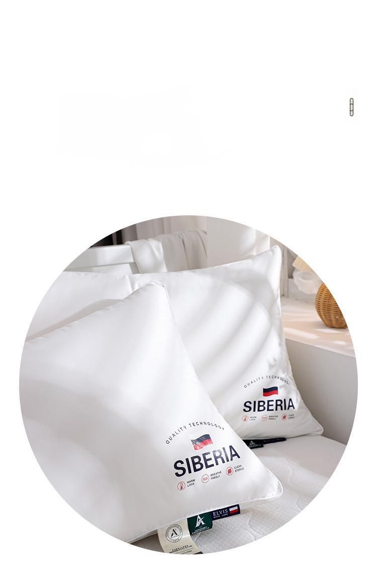 Oreiller lavable en coton de classe A pour dortoir d'étudiants, hôtel Star, haute résilience, simple ou double_voghion.com