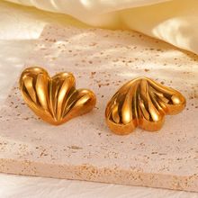 Cross-border hot earrings fashion stainless steel earrings trend simple twisted round ladies earrings jewelry wholesale_voghion.com