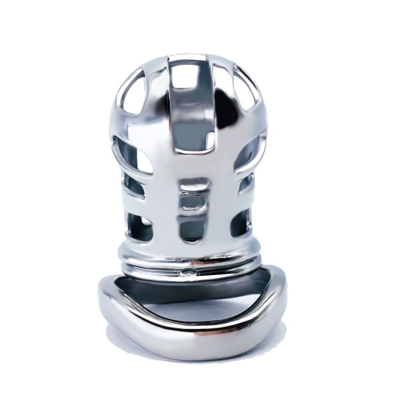 luckyqqyp FRRK-90 Cobra New Arc Ring Male Birdcage Stainless Steel Chastity Cage Adult Sex Toys Wholesale_voghion.com