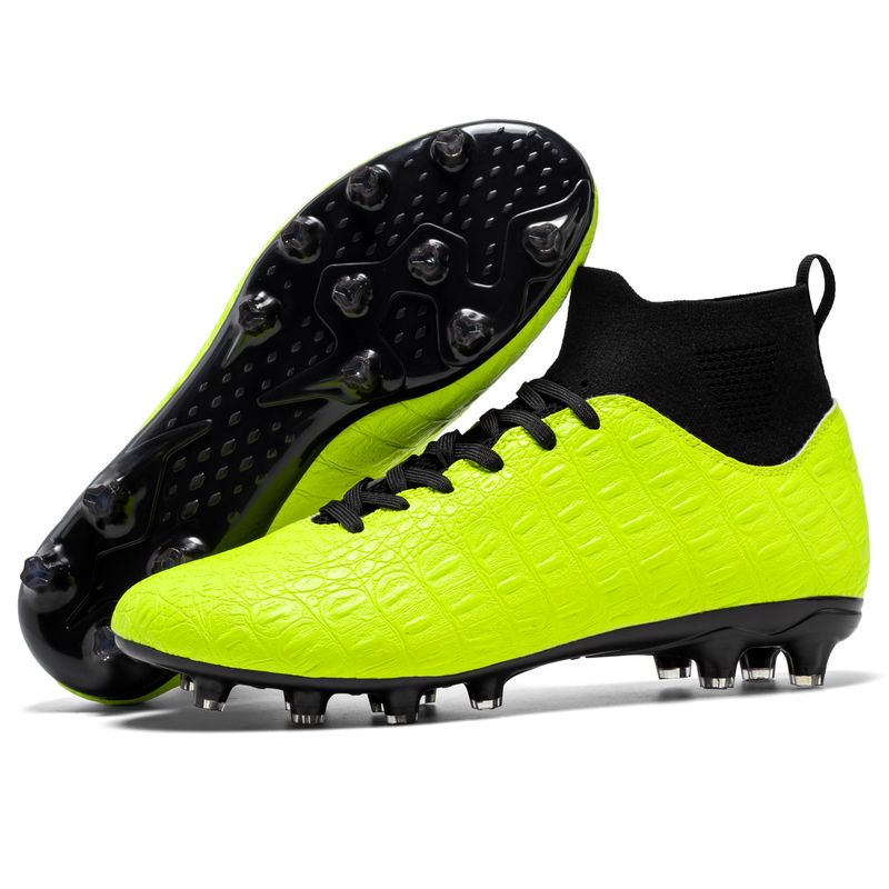 Cupa Europei Pantofi de fotbal noi pentru bărbați, model crocodil, tineret, adulți, unghii lungi, unghii rupte, pantofi de fotbal, mărimi 32-46_voghion.com