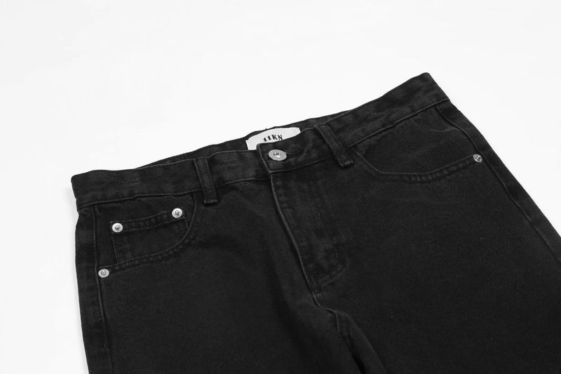 Pure Cotton Men's Jeans Cargo Pants Y2K Man Spring Solid Color Zipper Straight Multiple Pockets Work Baggy Pants Streetwear Trousers Jeans_voghion.com