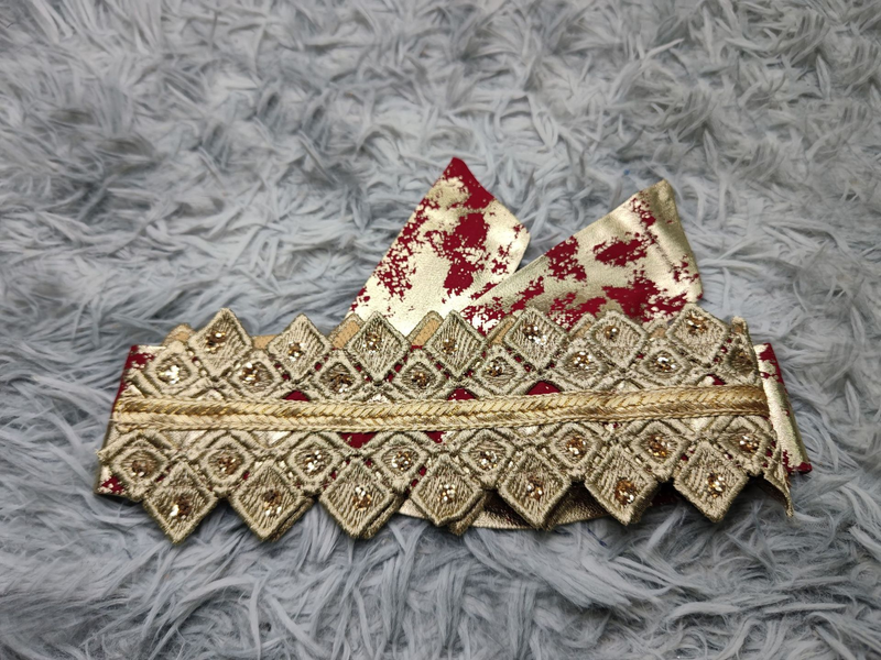 Damekjole forgyldt muslimsk chiffonkåbe med bæltekjole_voghion.com