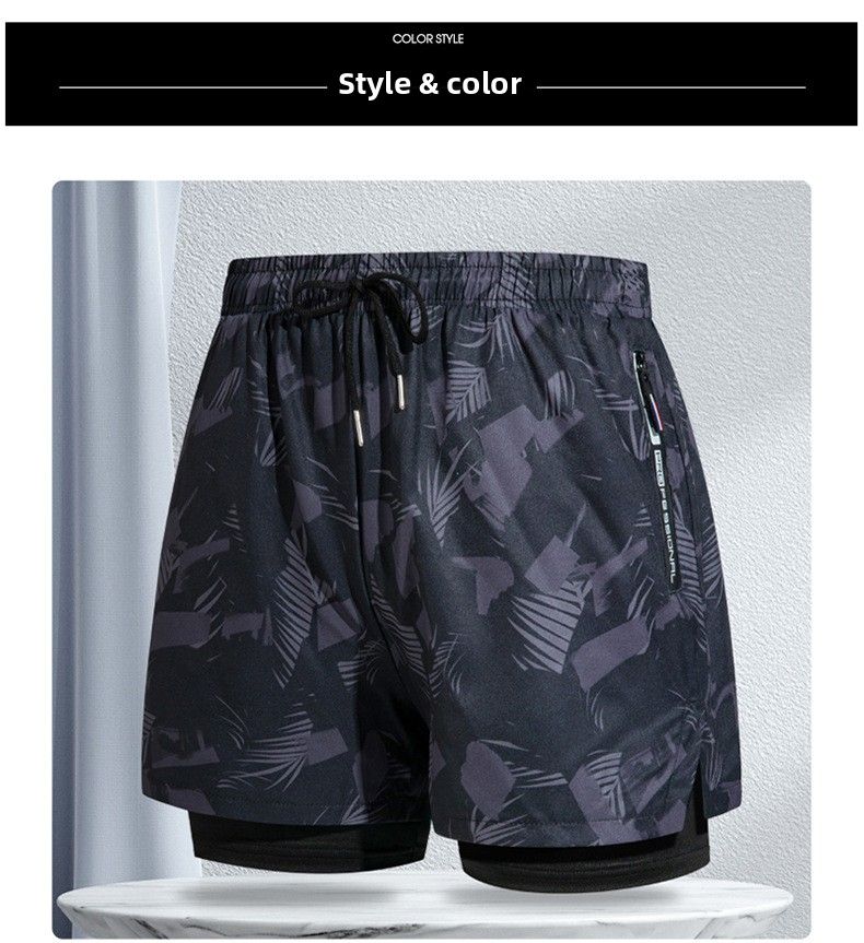 Badehose Herren Boxer Fünf-Punkt-Badeanzug-Set Anti-Peinlichkeit Neue professionelle Strand-Schwimmausrüstung für Erwachsene_voghion.com