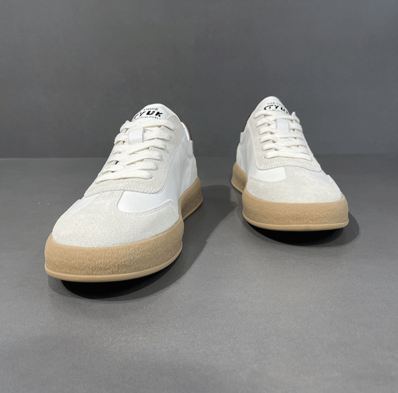 Echtes Leder Board Casual Daily Sports, junge Leute, Schnürschuhe kleine weiße Schuhe für Männer, deutsches Training, Forrest_voghion.com