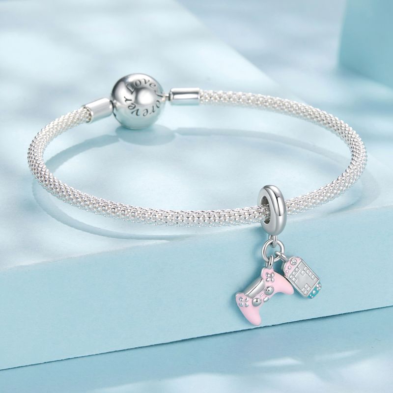 Ciondolo a forma di console di gioco in argento sterling_voghion.com