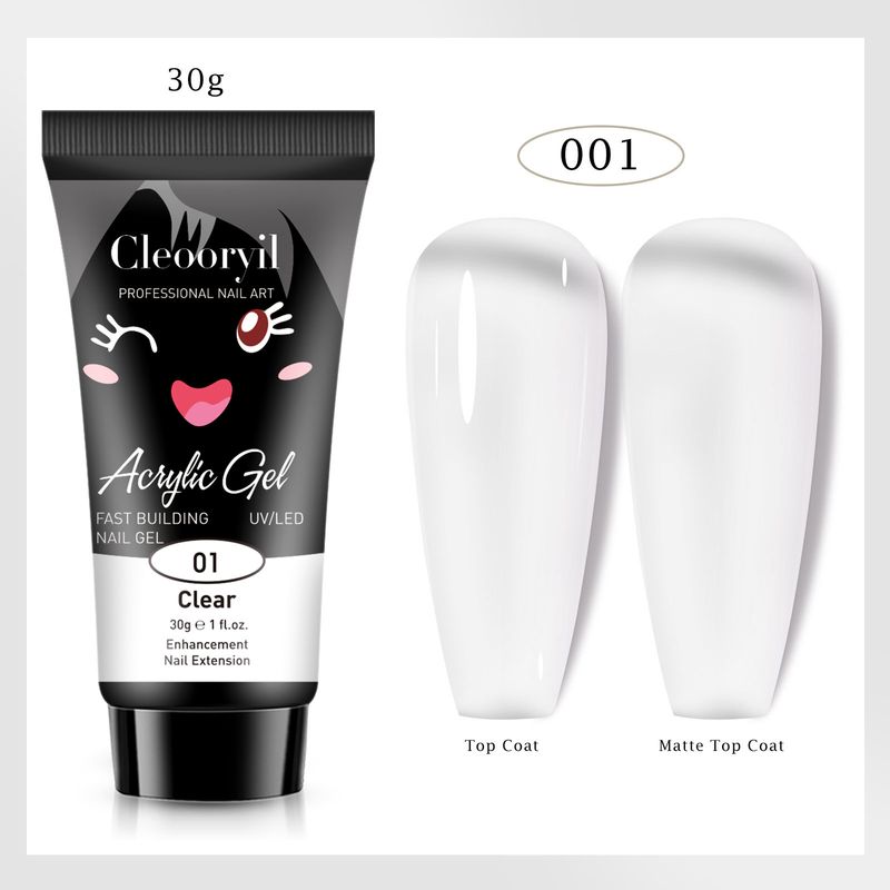 UV Solid No Paper Tray Quick Extension Model Nail Phototherapy Crystal Glue 15ml_voghion.com