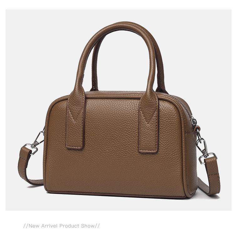 Damen-Umhängetasche, stilvoll und schlicht, vielseitig, geeignet für den täglichen Weg zur Arbeit, hergestellt aus hochwertigem Rindsleder._voghion.com