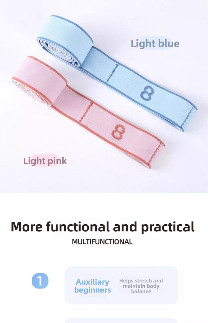 Children's Dance Practice Elastic Stretch Digital Segmented Yoga Latin Fitness Resistance Band_voghion.com