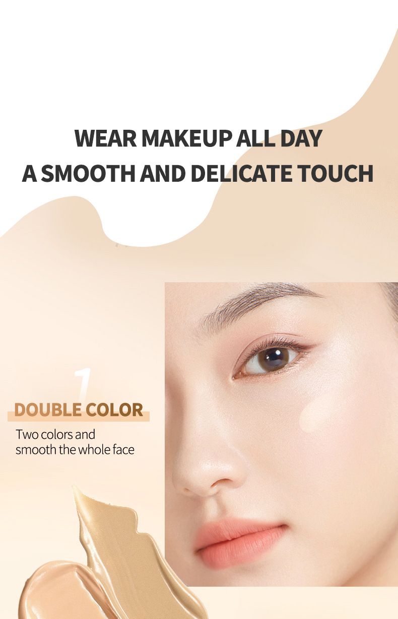 Gesichtsgrundierung Exklusive O'CHEAL Bird's Nest Peptide Flüssiggrundierung Wasserfester Oil Control Concealer Aufhellende Grundierung_voghion.com