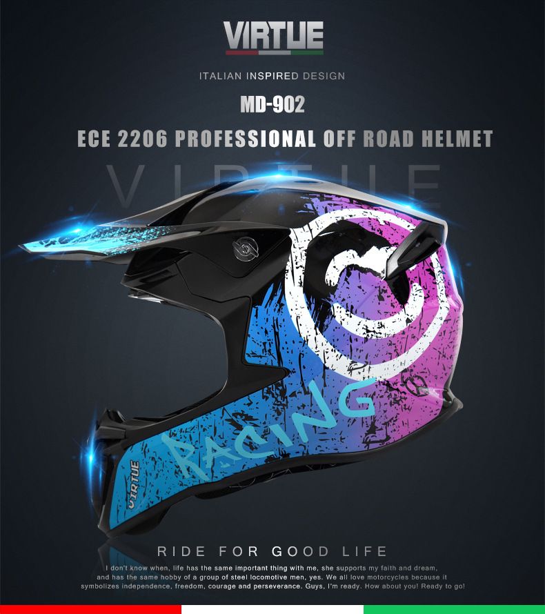 E-scooter helmet ECE Mountain Racing Hipster Cool off-road helmet Kart ATV helmet_voghion.com