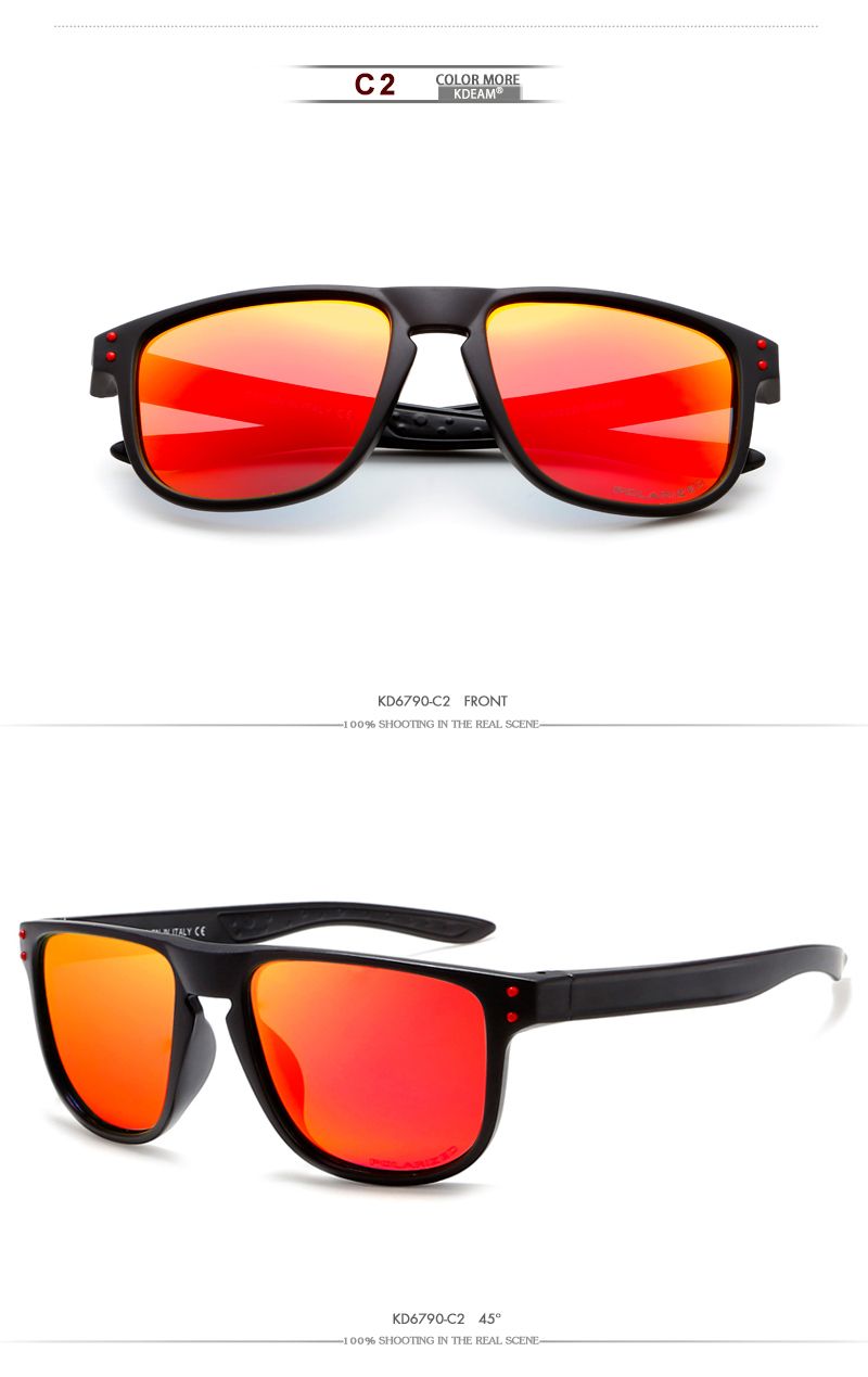 Moda KDEAM Occhiali da sole Polariz resistenti e leggeri, adatti a tutte le taglie, occhiali da sole da uomo, lenti con rivestimento che riducono al minimo i riflessi, custodia rigida_voghion.com