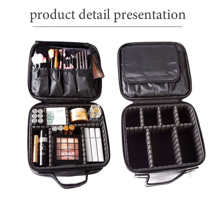 Profesyonel Makyaj Çantası - Tırnak Aletleriyle Birlikte Güzellik Düzenleyici_voghion.com