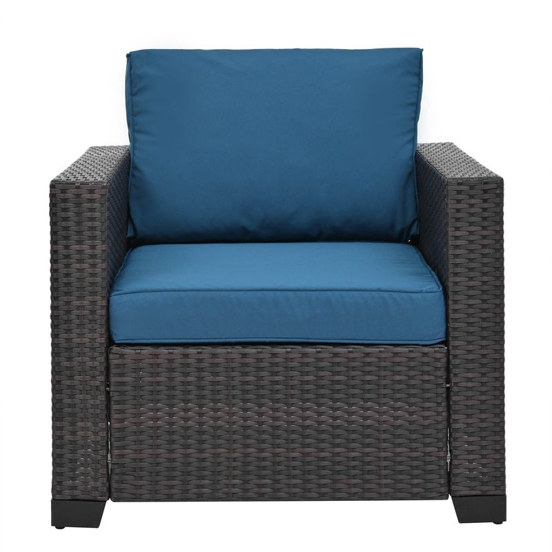 10 Piece PE Rattan Patio Furniture Set, Sectional Sofa Set, Outdoor Patio Furniture Set With Cushions & Tempered Glass Coffee Table_voghion.com